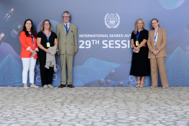 Delegates from Spain, Belgium, and the EU