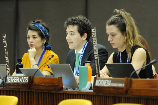 Meggie Salomonsz, Oliver Whitehead, abd Emma van den Boogaard, the Netherlands