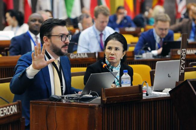 Eduardo Sfoglia and Elza Moreira Marcelino de Castro, Brazil
