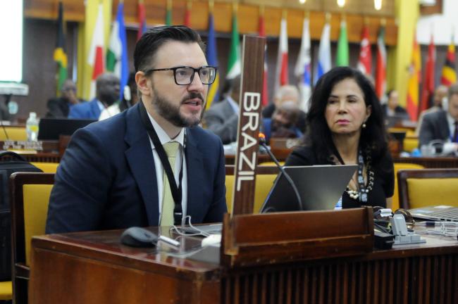 Eduardo Sfoglia and Elza Moreira Marcelino de Castro, Brazil