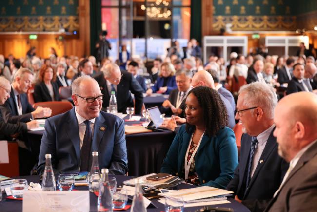 HSH Prince Albert of Monaco and Mahlet Naomi Mesfin, Department of State's Bureau of Oceans and International Environment and Scientific Affairs, USA - Monaco 15 - 18Dec2024 - photo