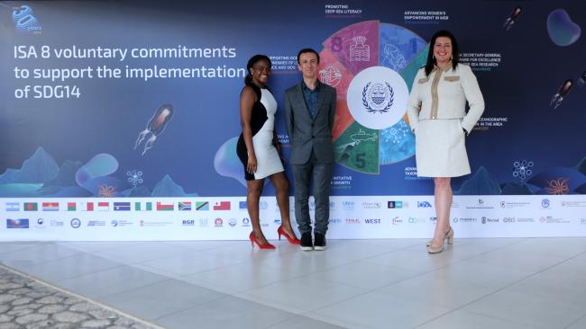 Shanique Gregory, Besmir Fidahić, and Jaimie Abbott, ISA Secretariat