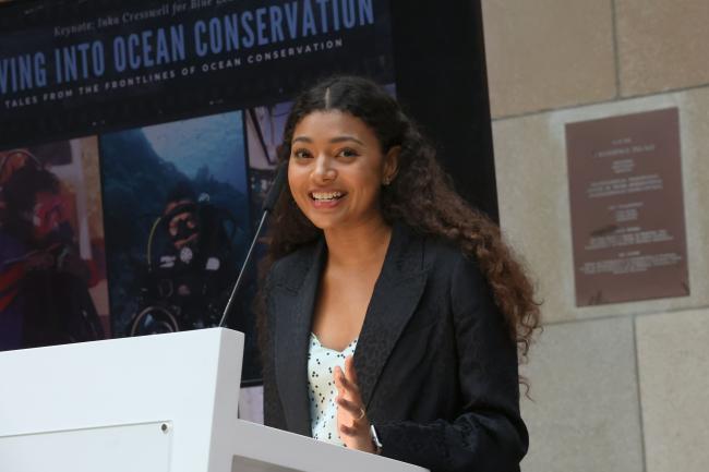 Inka Cresswell, filmmaker, marine biologist and wildlife photographer