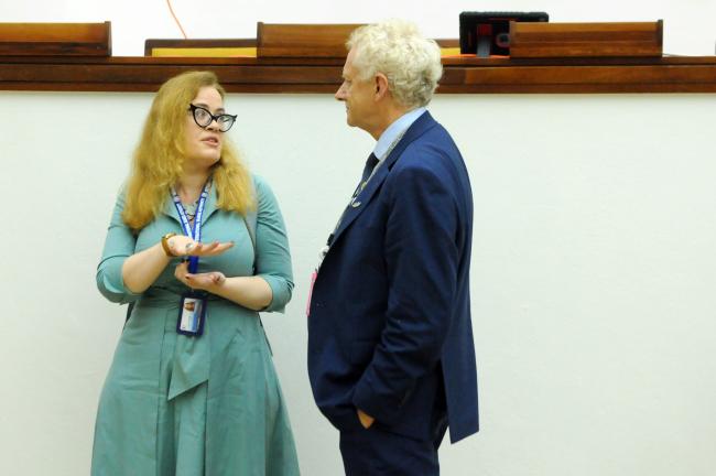 Lowri Mai Griffiths, UK, and Duncan Currie, DSCC