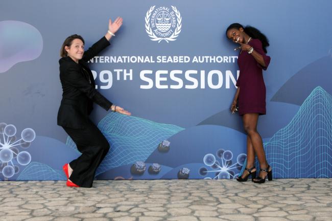 Marie Bourrel-McKinnon and Kayon Wray, ISA Secretariat