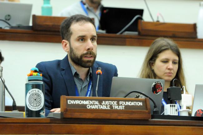 Martin Webeler, Environmental Justice Foundation