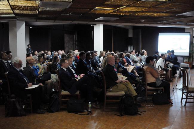 Participants during the side event