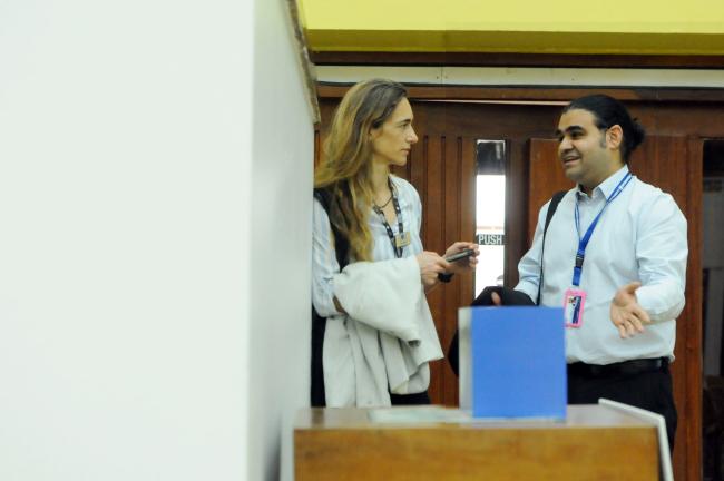 Patricia Esquete, Deep Ocean Stewardship Initiative (DOSI), and Pradeep Singh, International Union for Conservation of Nature (IUCN)