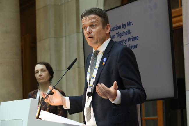 Paul Van Tigchelt, Vice Prime Minister, Minister of Justice and the North Sea, Belgium 