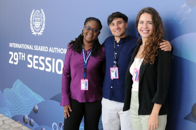 Khadija Steward, Daniel Cáceres Bartra, and Candelaria, Sustainable Ocean Alliance (SOA)