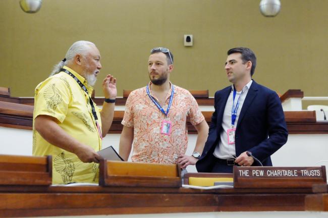 Solomon “Uncle Sol” Kaho‘ohalahala, Maunalei Ahupua‘a/Maui Nui Makai Network, with Julian Jackson and Chris Pickens, The Pew Charitable Trusts