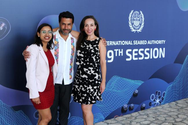 Sushmita Bhandari, Marcelino Miranda, and Mariana Durney, ISA Secretariat
