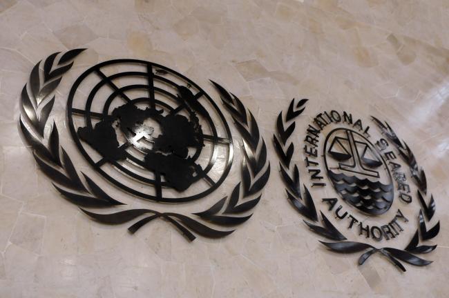 UN and ISA logos