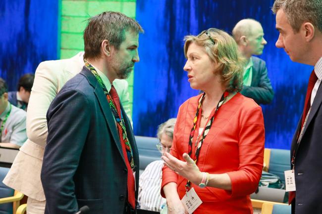 Steven Guilbeault, Minister of Environment and Climate Change, Canada, and Rebecca Pow, Parliamentary Under-Secretary of State for Nature, UK