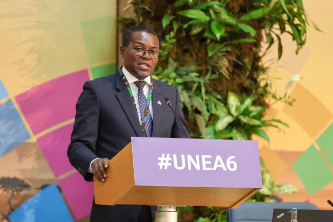 Flavien Joubert, Minister for Agriculture, Climate Change and Environment, Seychelles