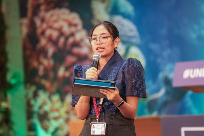 Grace Catapang, Youth representative, the Philippines