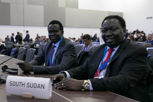 Delegates from South Sudan