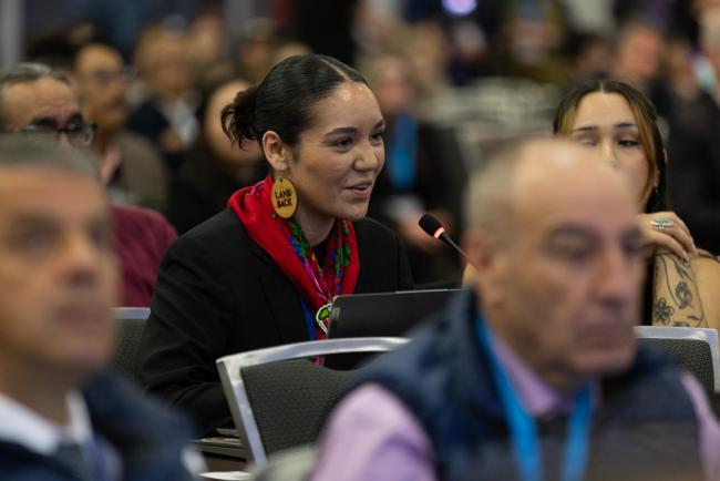 Cedar Smoke, Indigenous Peoples Caucus