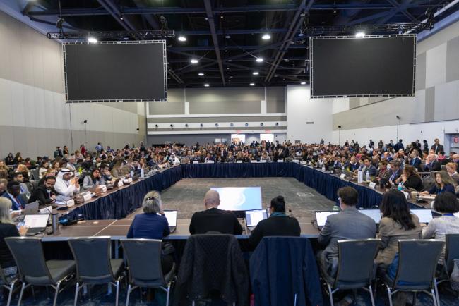 Delegates gather for discussions on Contact Group 1
