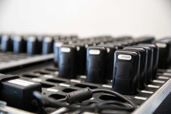 Headsets are available for translation