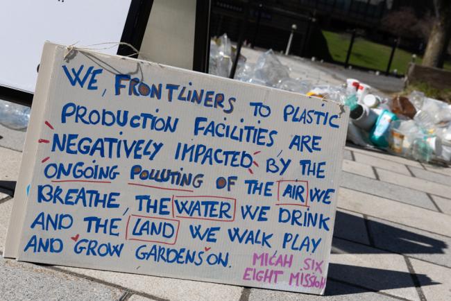 Frontlines of plastic