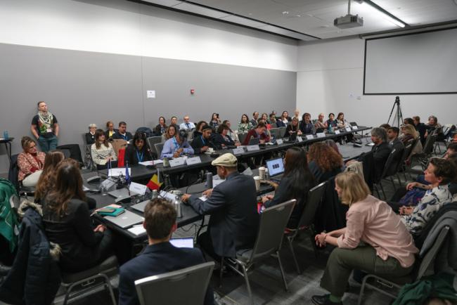 The EU offers an open listening session for Indigenous Peoples and local communities to share stories and offer suggestions for the negotiations
