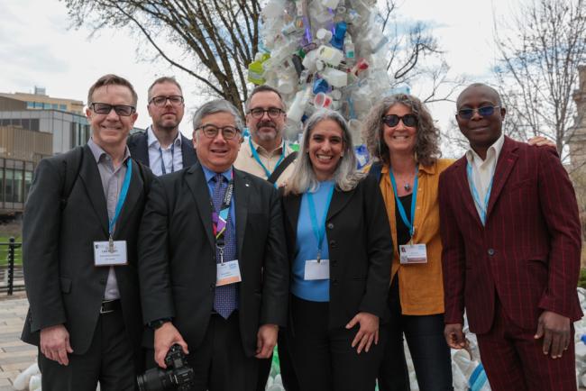 Family photo of the Stop Tobacco Pollution Alliance