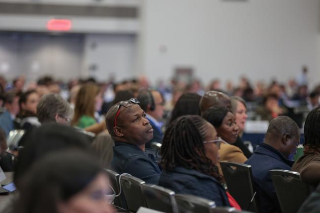 Delegates in the session