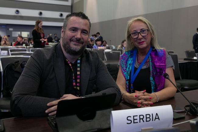 Delegates from Serbia