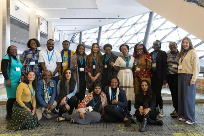 Delegates from the Women's Major Group