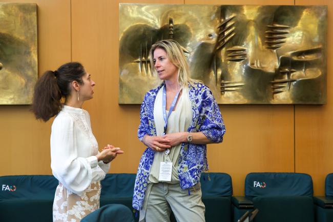 Szonja Csörgő, International Seed Federation, and Kim van Seeter, Europe 