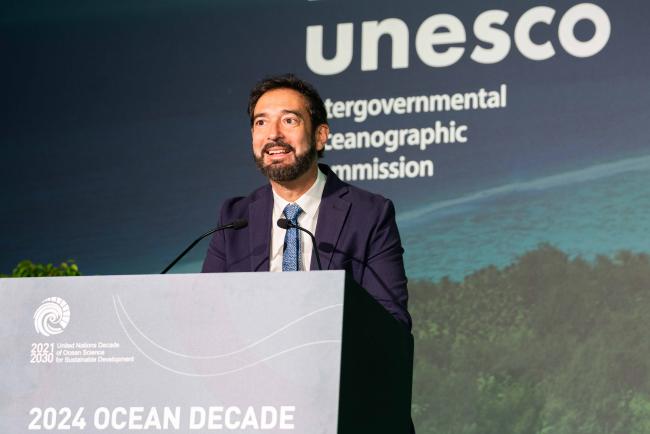 Pere Estupinyà, Master of Ceremonies - UNOceanDecade-12April2024-photo