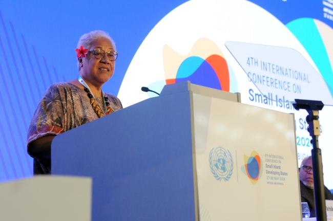 Afioga Fiamē Naomi Mataʻafa, Chair of the Alliance of Small Island States