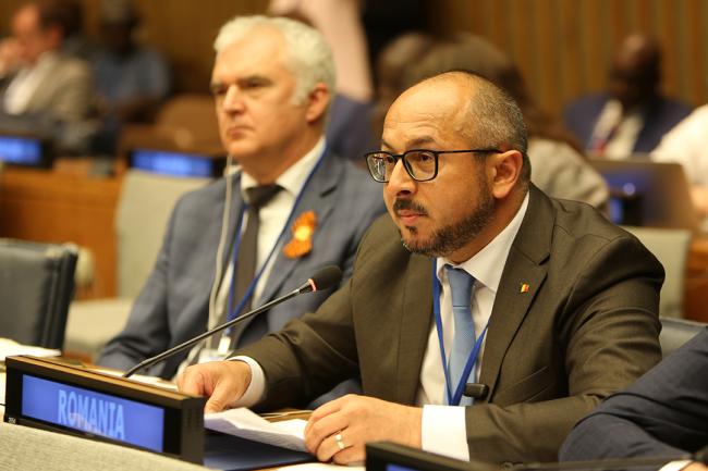 Barna Tánczos, Minister of Environment, Water, and Forests, Romania - UNFF19 - 9May2024