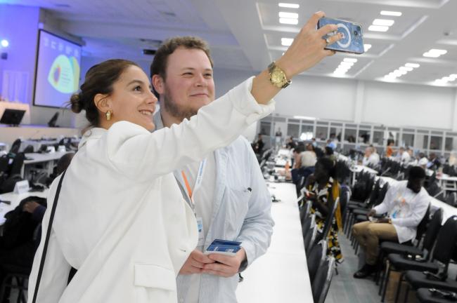 Carolina Santacruz-Pérez and James Waddell, International Science Council