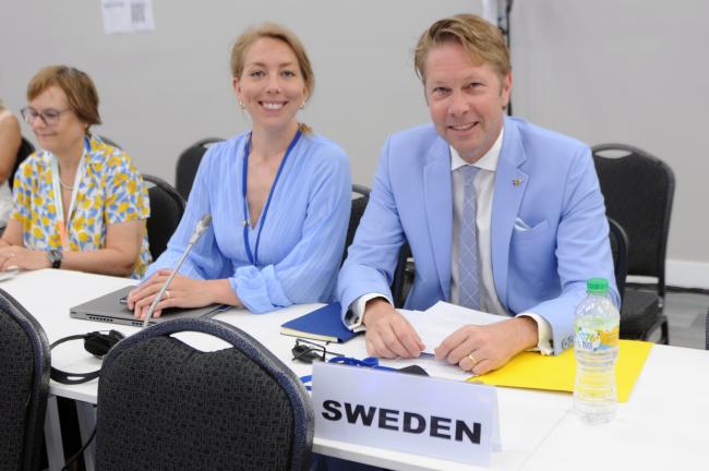 Clara Brandt and Andreas von Uexküll, Sweden