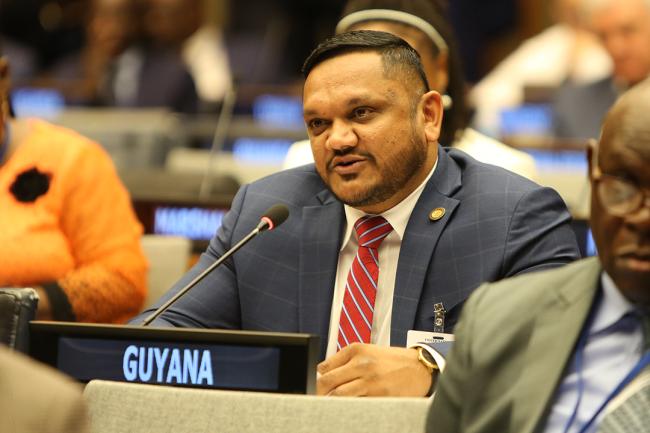 Collin Croal, Minister of Housing and Water, Guyana - UNFF19 - 9May2024