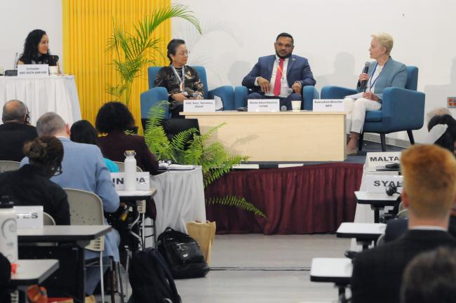 Delegates during the Fireside Chat