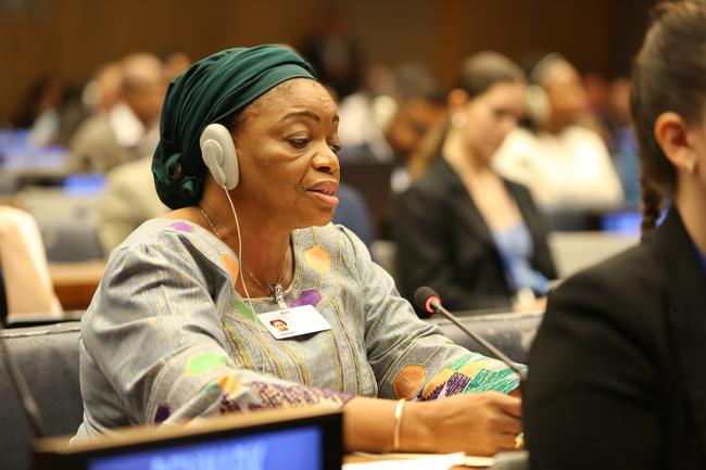 Ève Bazaiba, Minister for the Environment, Democratic Republic of the Congo - UNFF19 - 9May2024