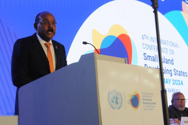 Gaston Alphonso Browne, President of 4th SIDS Conference
