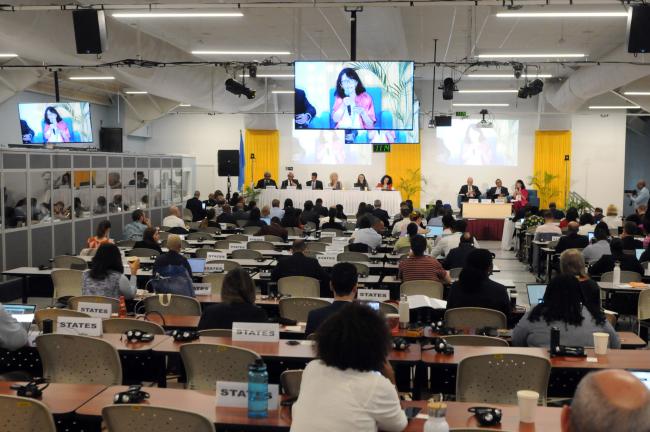 Delegates during the Third Interactive Dialogue