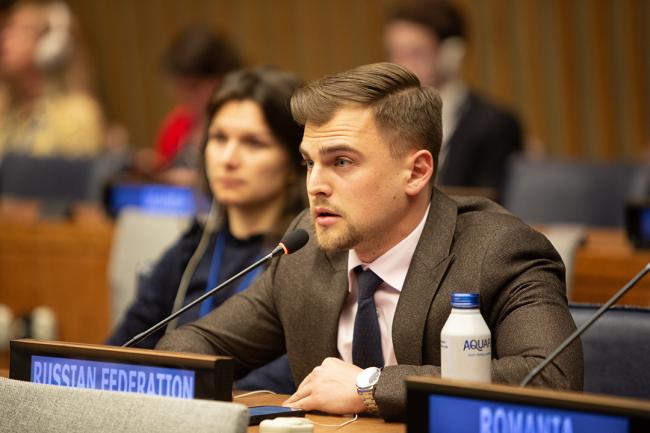 Nikita Adrianov, Russian Federation - UNFF19 - 8May2024
