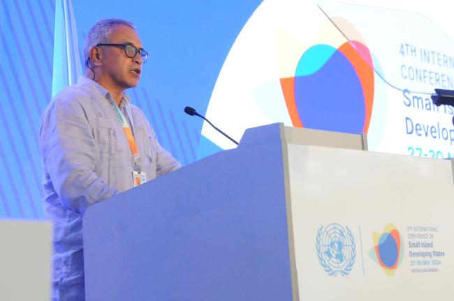 Orlando Habet, Minister of Sustainable Development and Climate Change, Belize