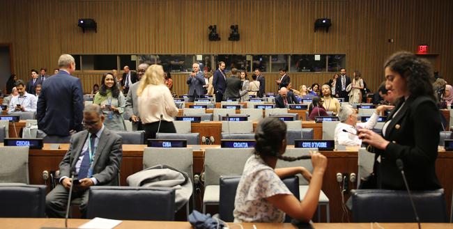 Room in between sessions- UNFF19 - 10May2024