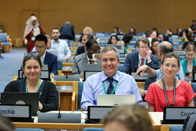 Delegates from Czechia, Cuba and Croatia