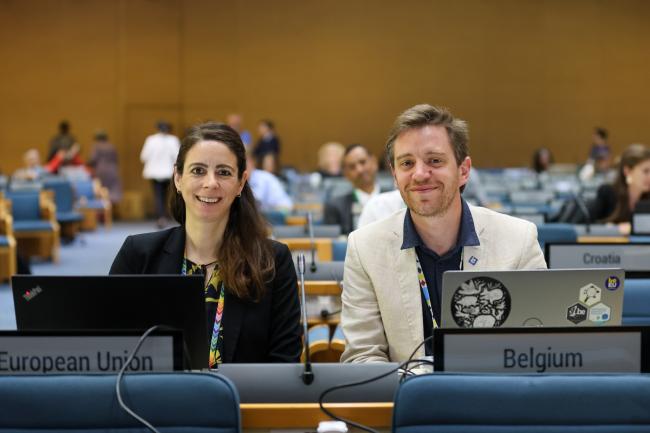 Nora Ricker and Pierre Huybrechts, EU