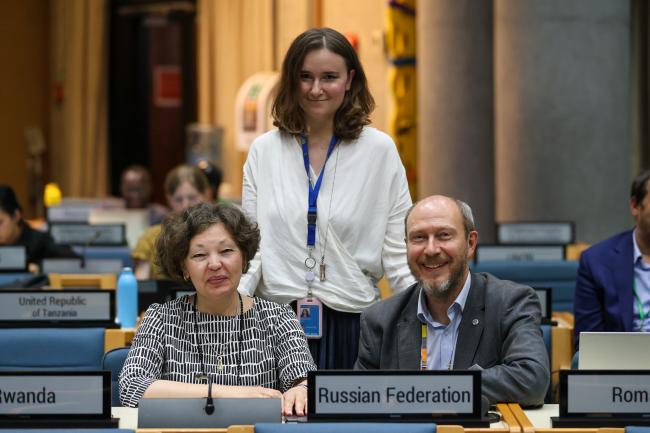The Russian delegation