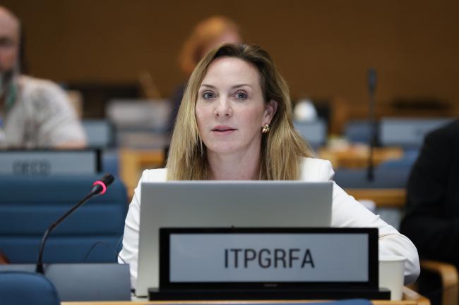 Elly Barrett, International Treaty on Plant Genetic Resources for Food and Agriculture Secretariat