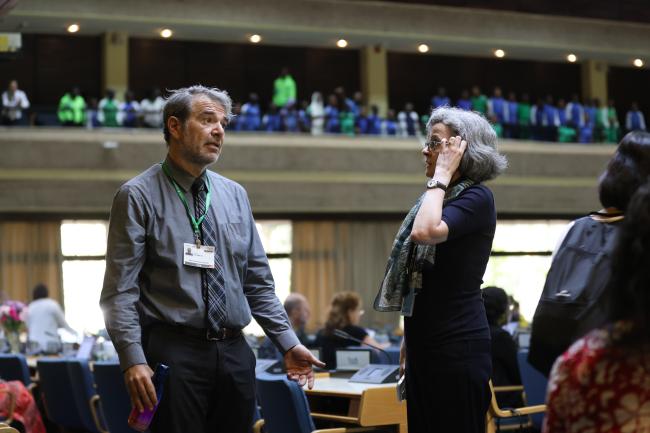 Asterios Tsioumanis, IISD/Earth Negotiations Bulletin, and Kathryn Garforth, CBD Secretariat