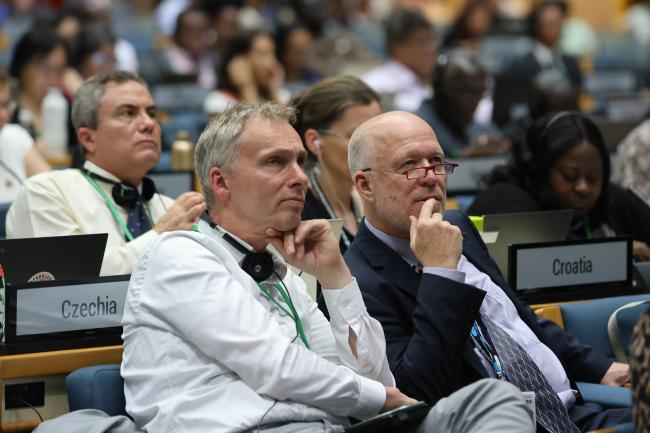 Hans Stielstra and Hugo-Maria Schally, EU